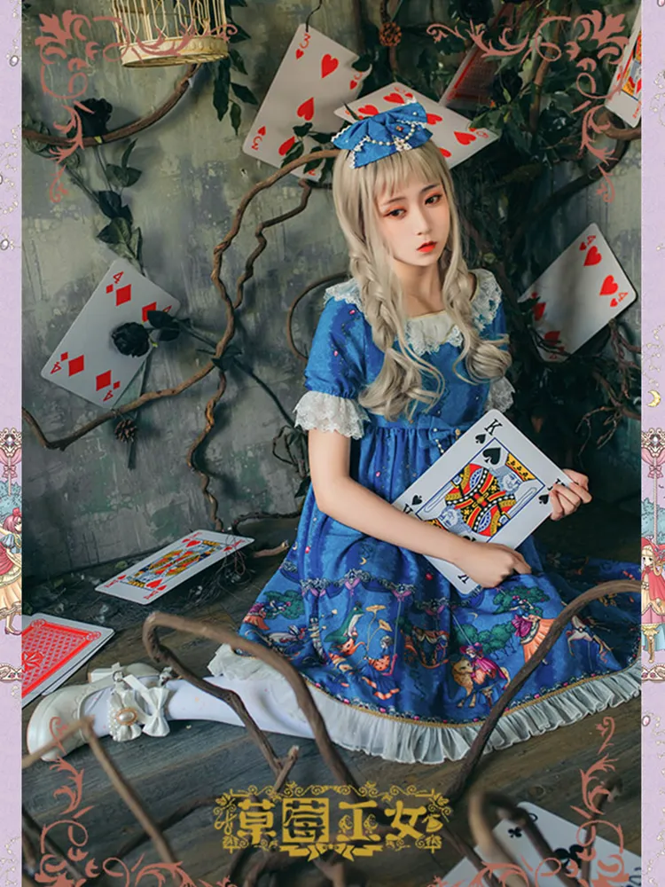 OP Dress♥Ready to Ship♥Fairyland♥Sweet Lolita Short Sleeve Dress