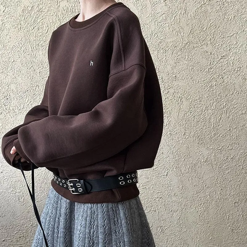 Oversized Crewneck Sweatshirt