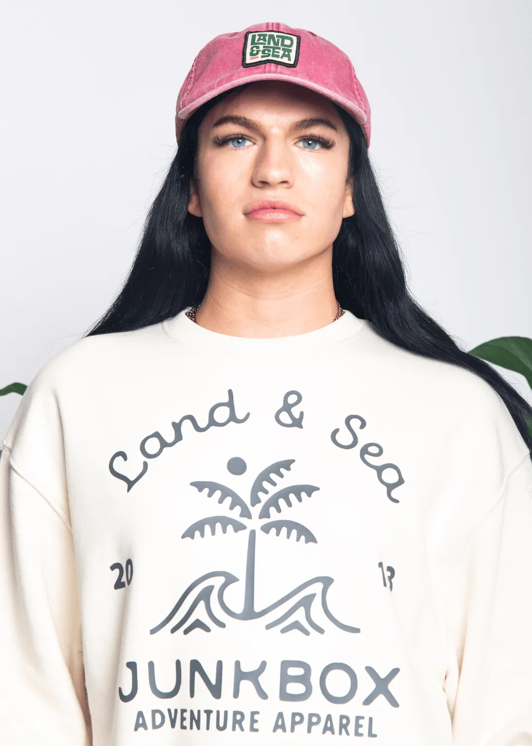 Palm Natural Oversized Organic Sweatshirt