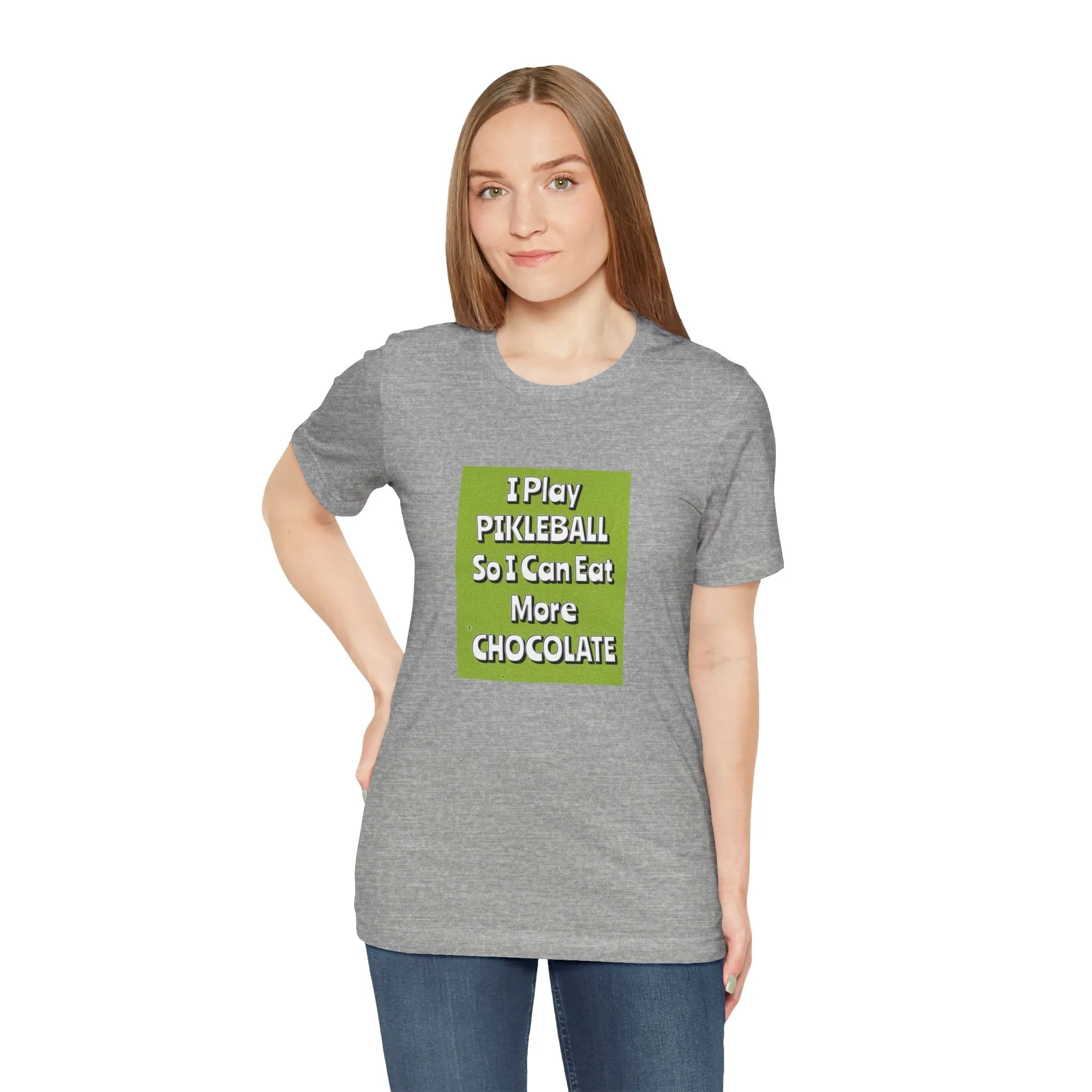 Pickleball Tee - Chocolate Lover Quote