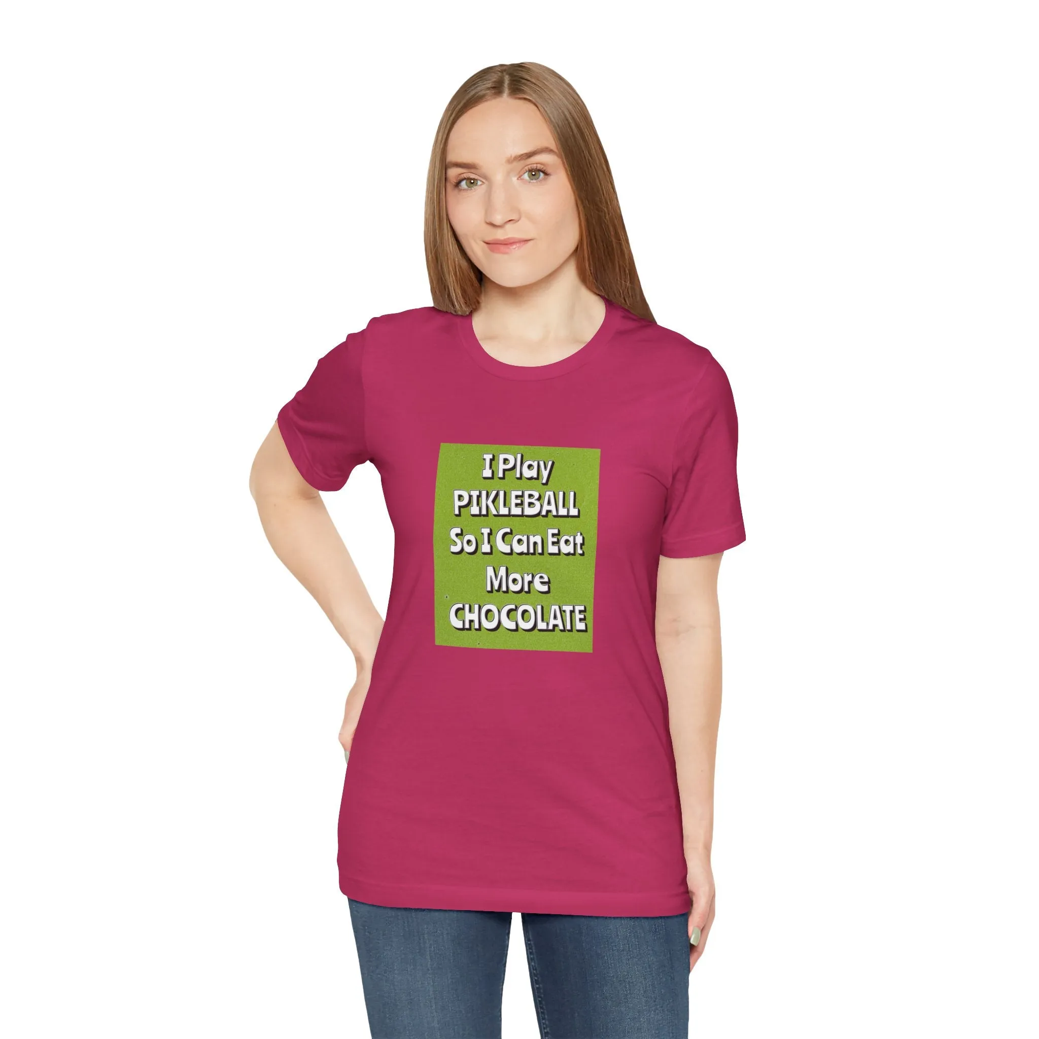 Pickleball Tee - Chocolate Lover Quote