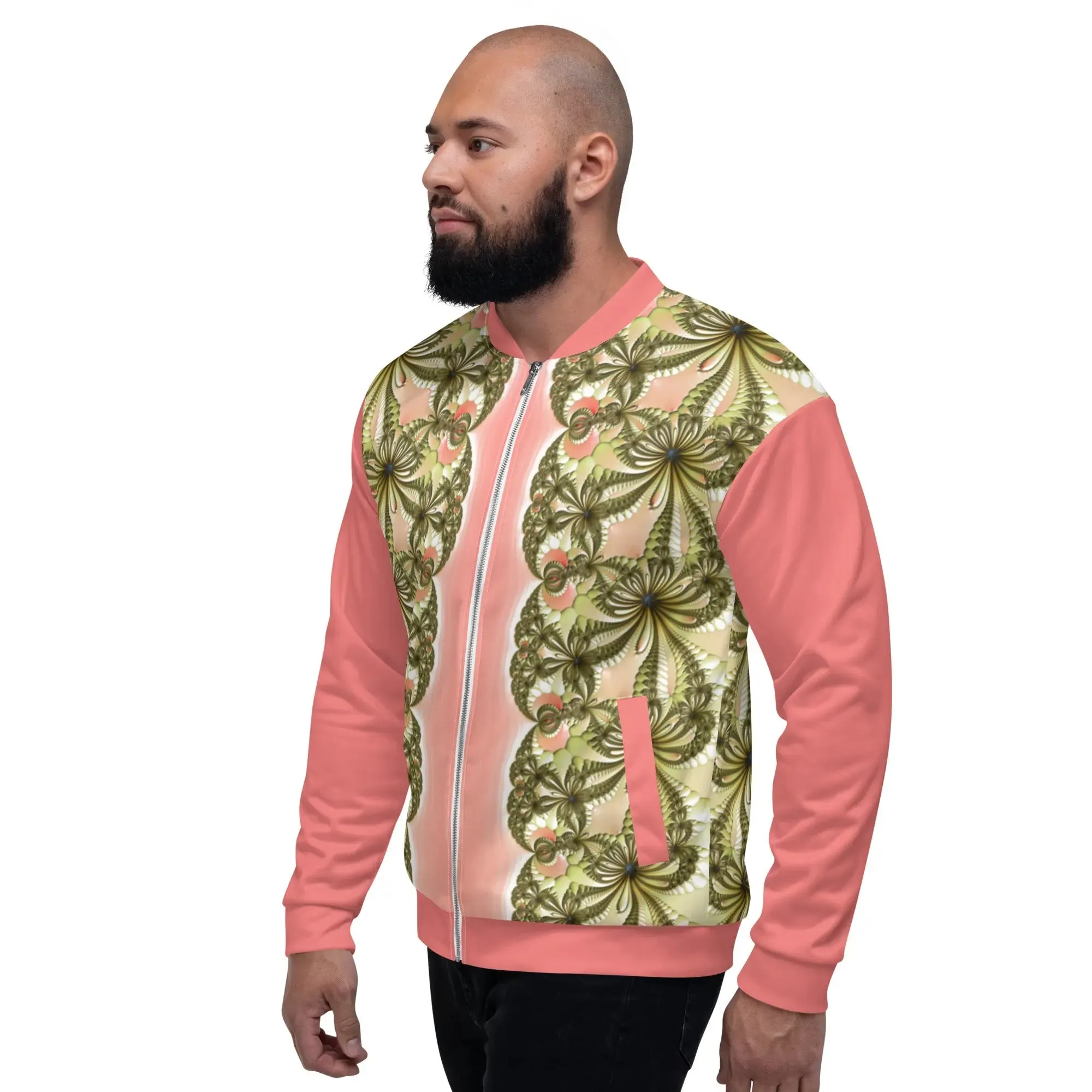 "Wild Lily" Collection - All Over Print Unisex Bomber Jacket