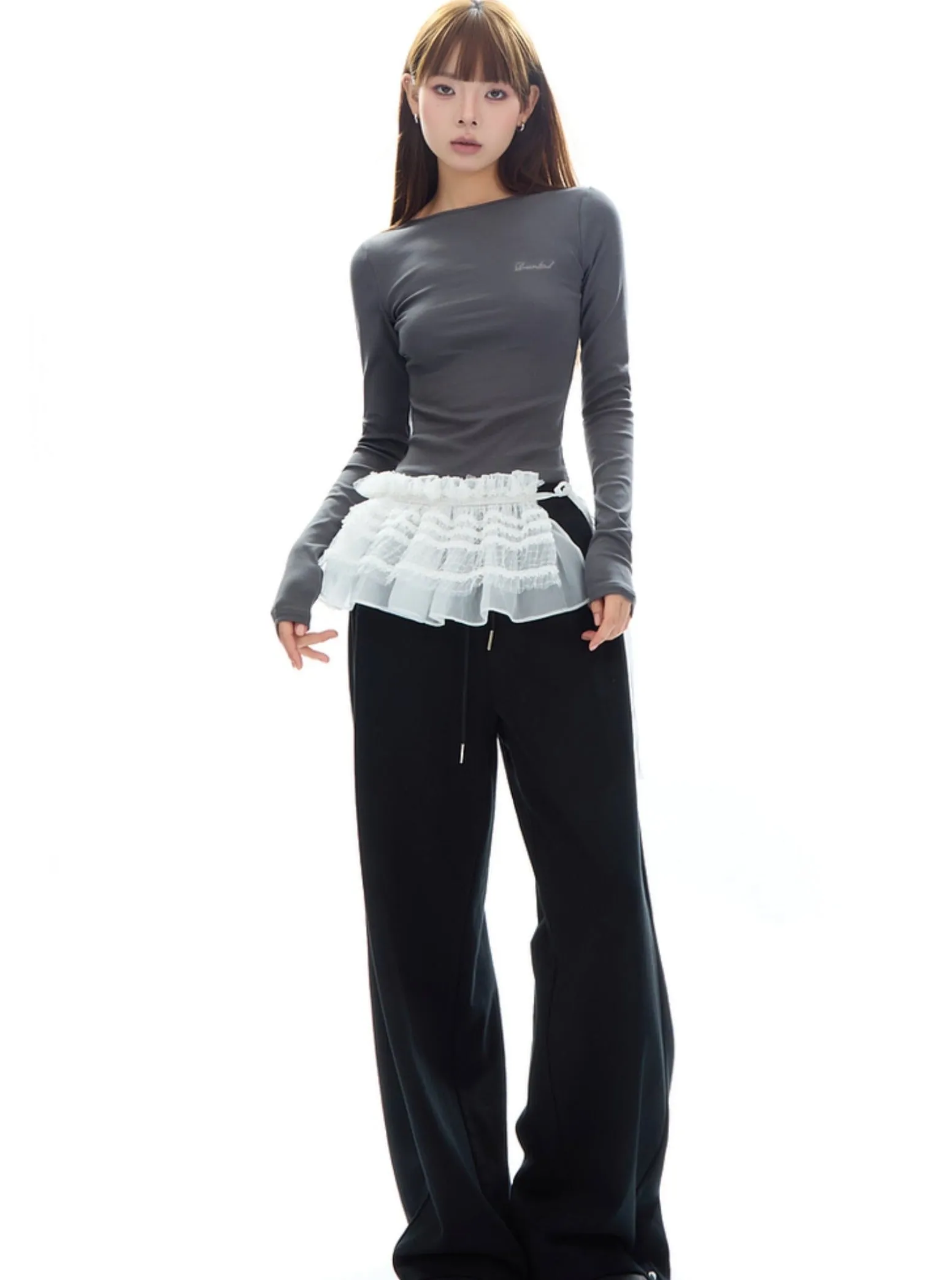 Relaxed Wide-Leg Sweatpants