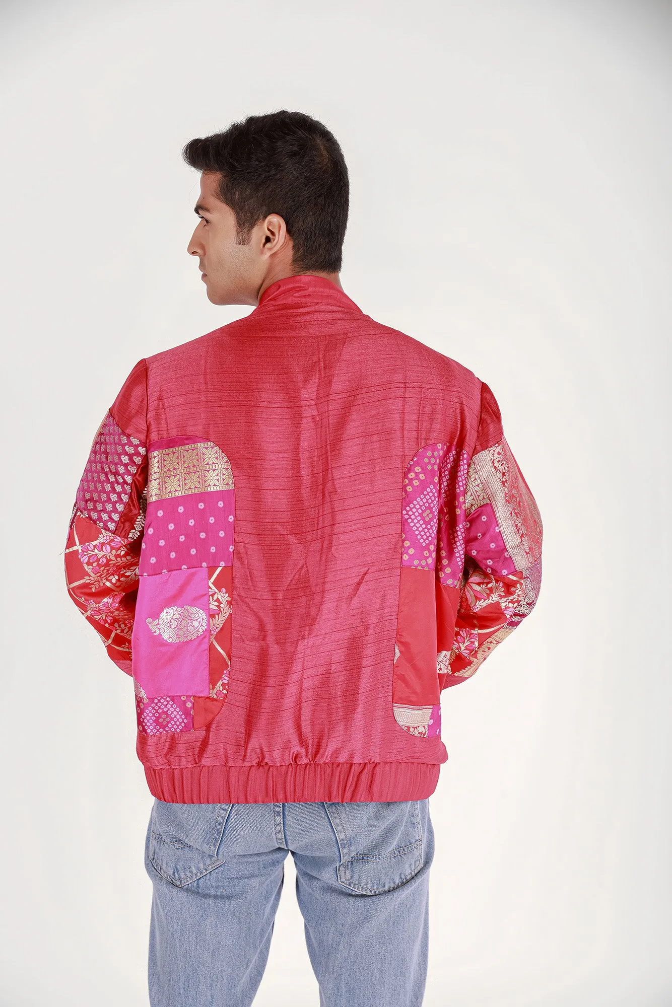 Roma Upcycled Unisex Silk Bomber Jacket 2.0