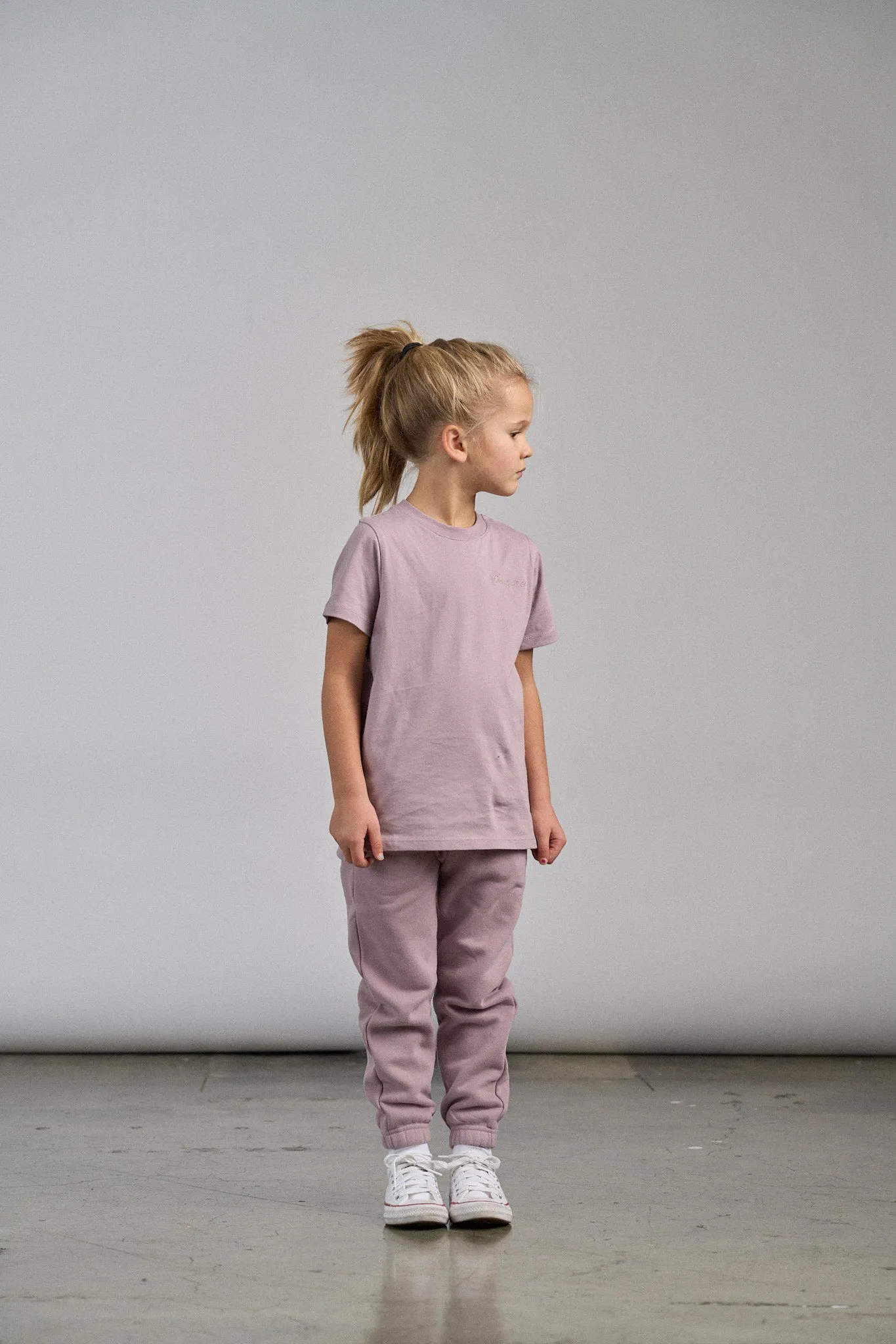 Ruffle Sweatpant - Wisteria