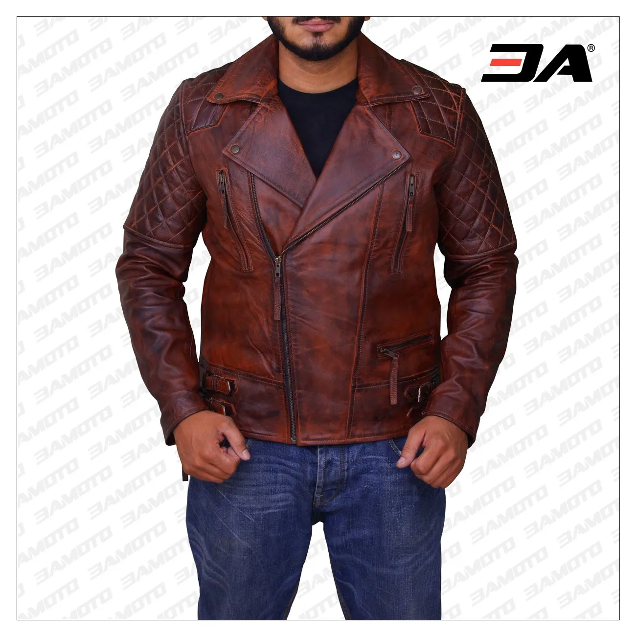 Rusty Brown Vintage Leather Jacket