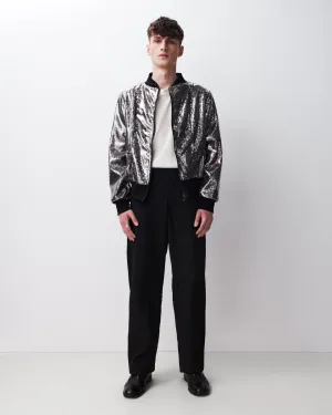 Sequin Bomber Jacket