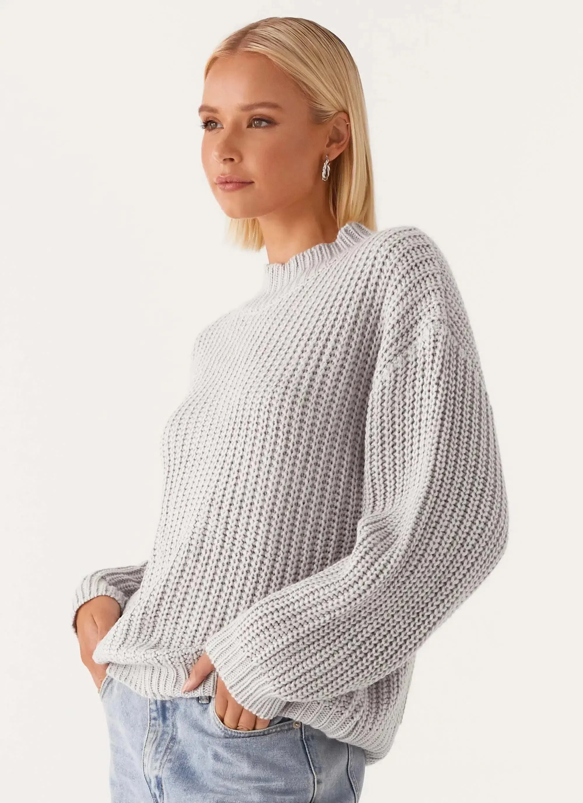 Simona – Semi-sheer finish – Knit sweater