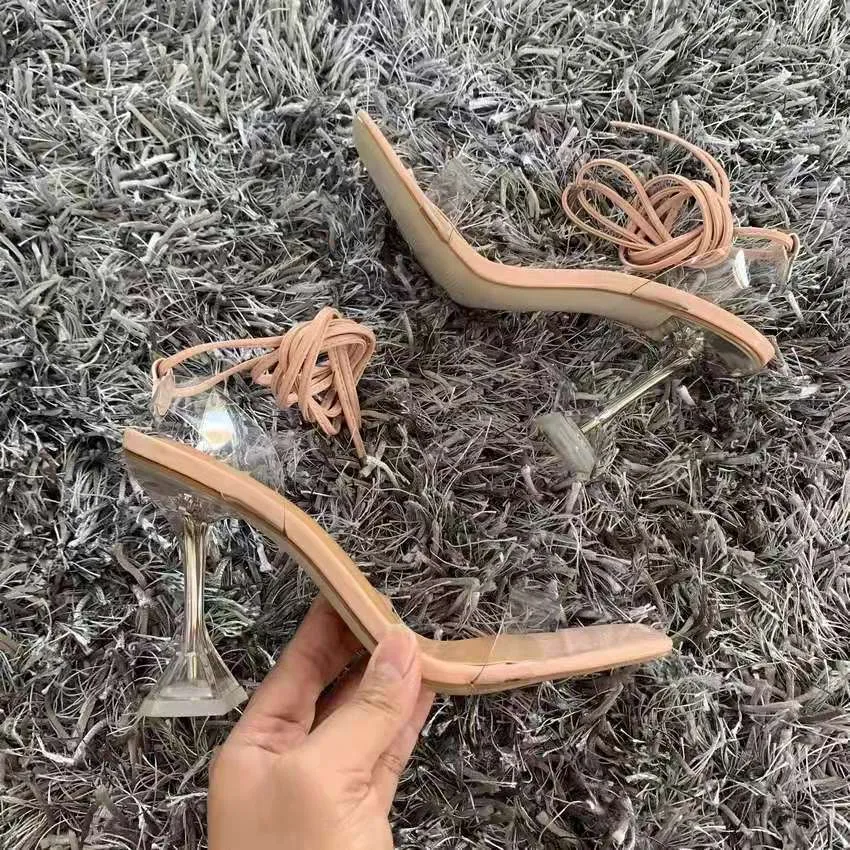 Summer Plus Size 35-43 Fine High Heels Women Sandals