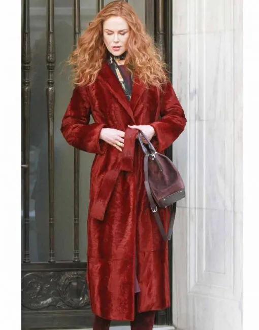 The Undoing Nicole Kidman Maroon Coat