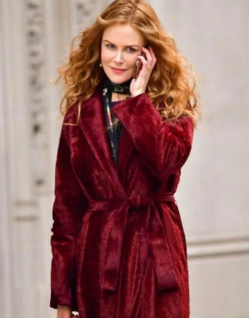 The Undoing Nicole Kidman Maroon Coat