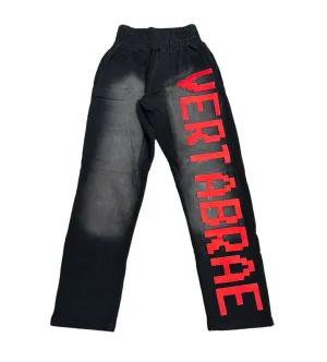 Vertabrae C-2 Sweatpants Black/Red