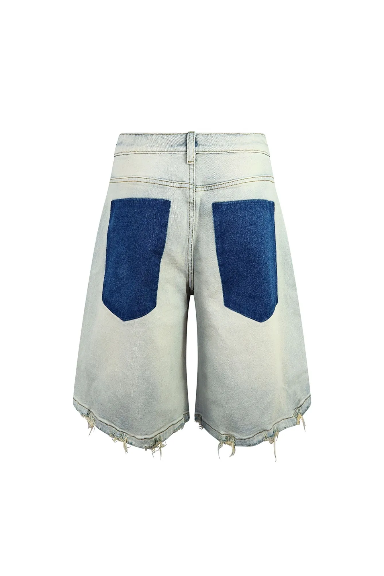 Viveca Distressed Bermuda Shorts