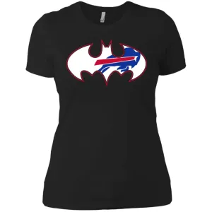 We Are The Buffalo Bills Batman Nfl Mashup Women Cotton T-Shirt