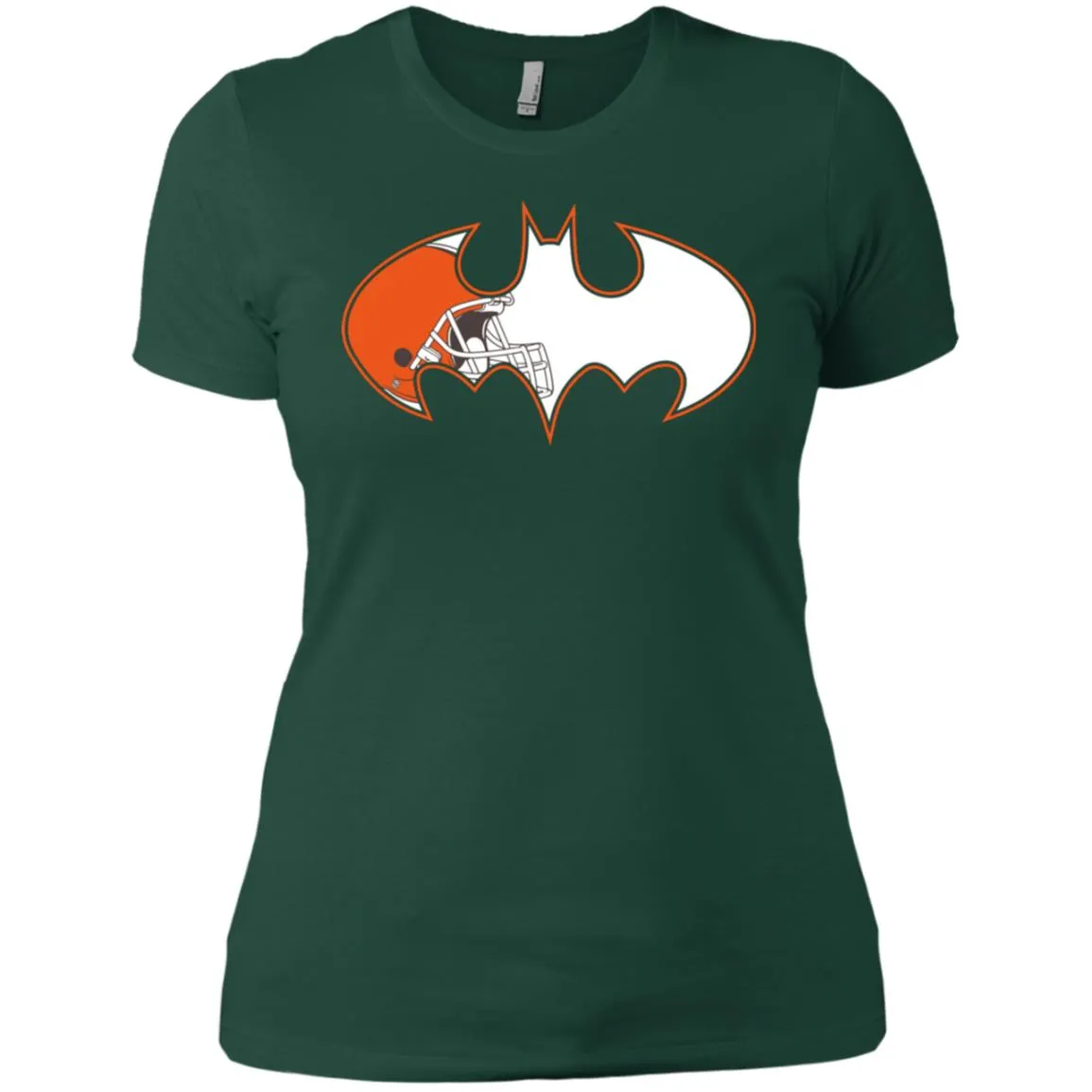 We Are The Cleveland Browns Batman Nfl Mashup Women Cotton T-Shirt