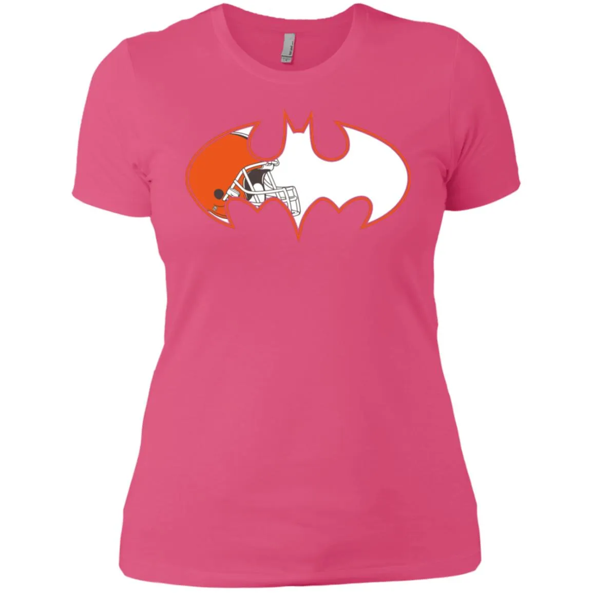 We Are The Cleveland Browns Batman Nfl Mashup Women Cotton T-Shirt