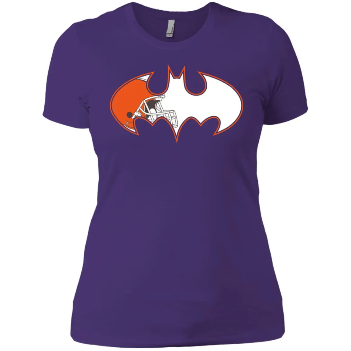 We Are The Cleveland Browns Batman Nfl Mashup Women Cotton T-Shirt