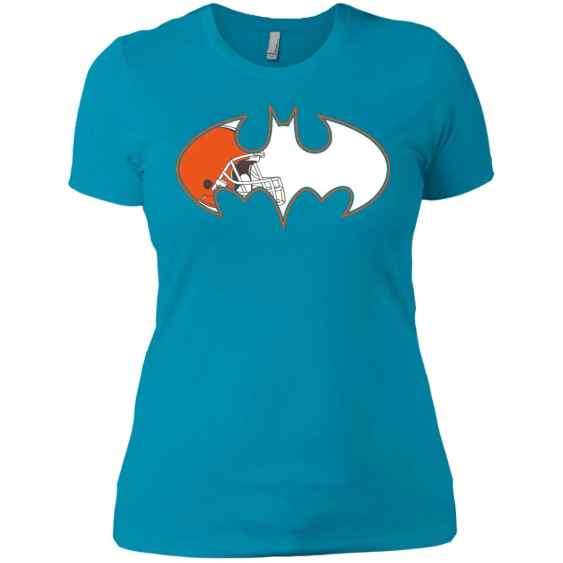 We Are The Cleveland Browns Batman Nfl Mashup Women Cotton T-Shirt