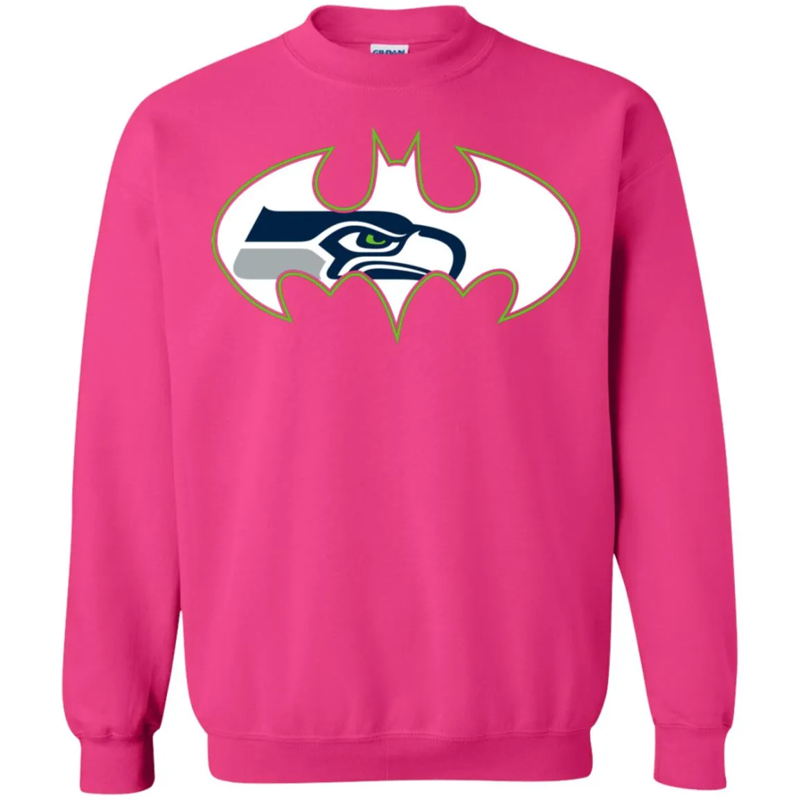 We Are The Seattle Seahawks Batman Nfl Mashup Crewneck Pullover Sweatshirt