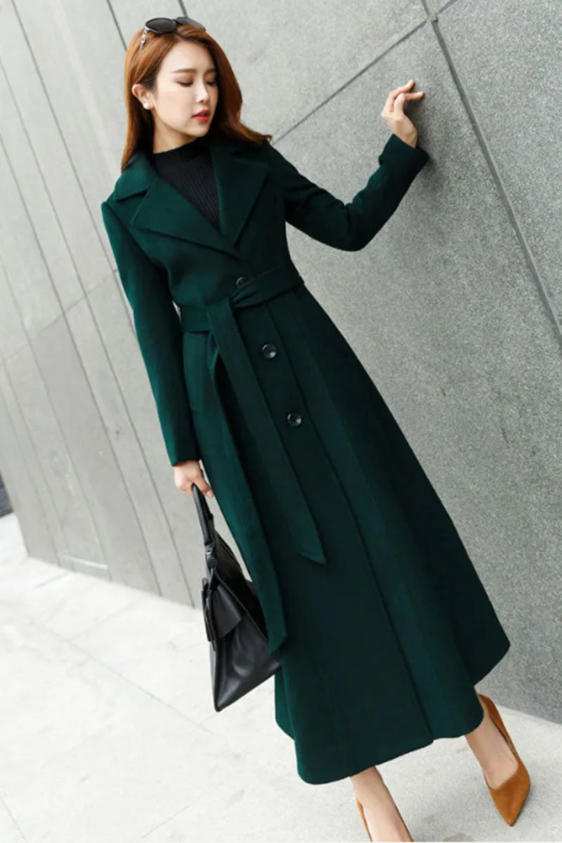 Women Winter Warm Wool Coat 2458