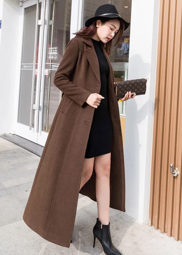 Women Winter Warm Wool Coat 2458