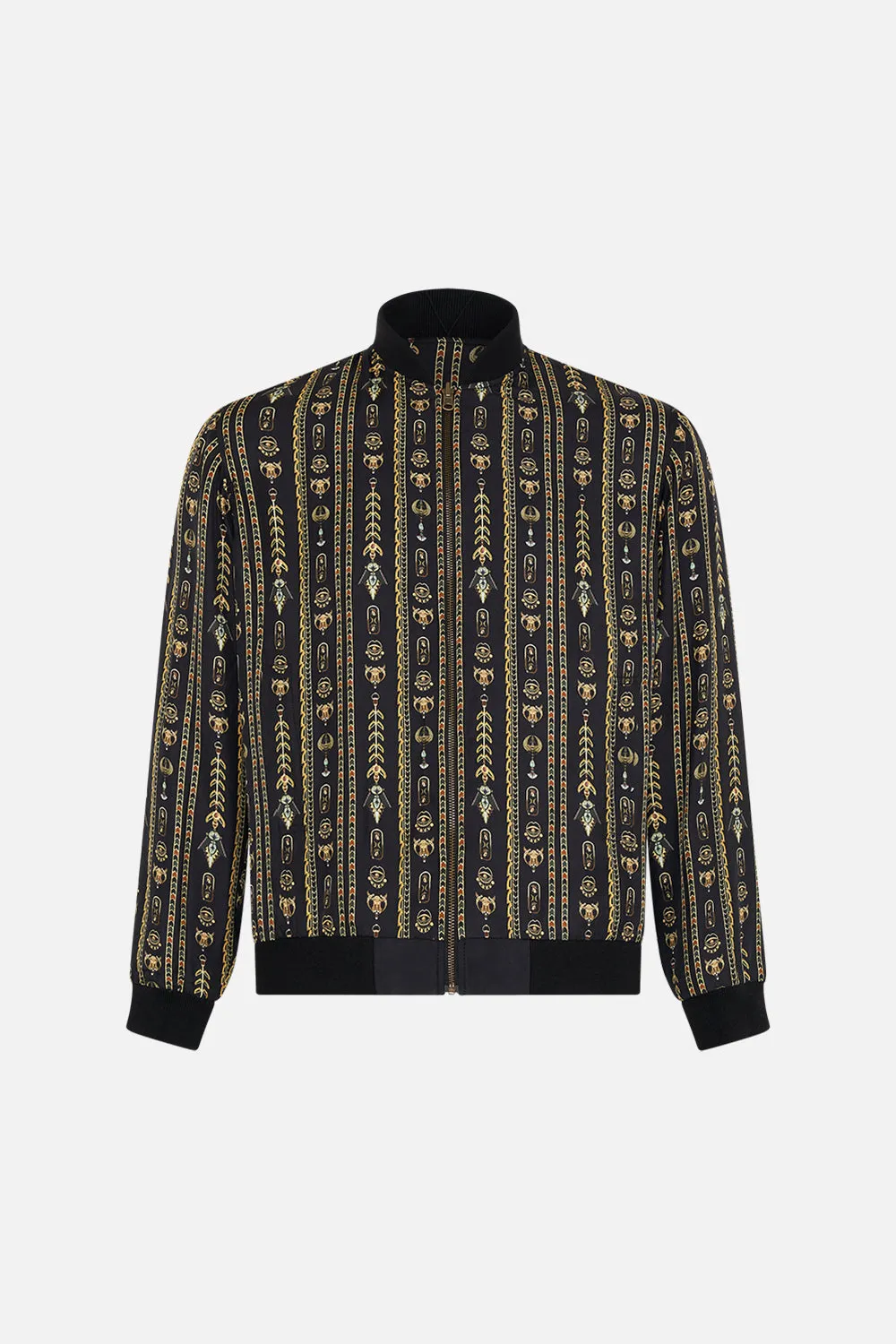 ZIP THROUGH REVERSIBLE BOMBER JACKET THEY CALLED HER NEFERTARI