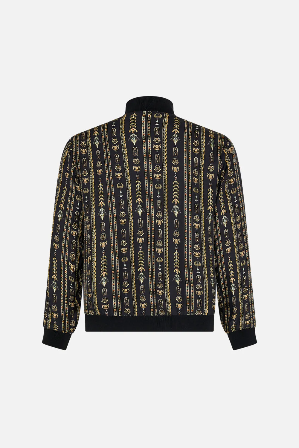 ZIP THROUGH REVERSIBLE BOMBER JACKET THEY CALLED HER NEFERTARI