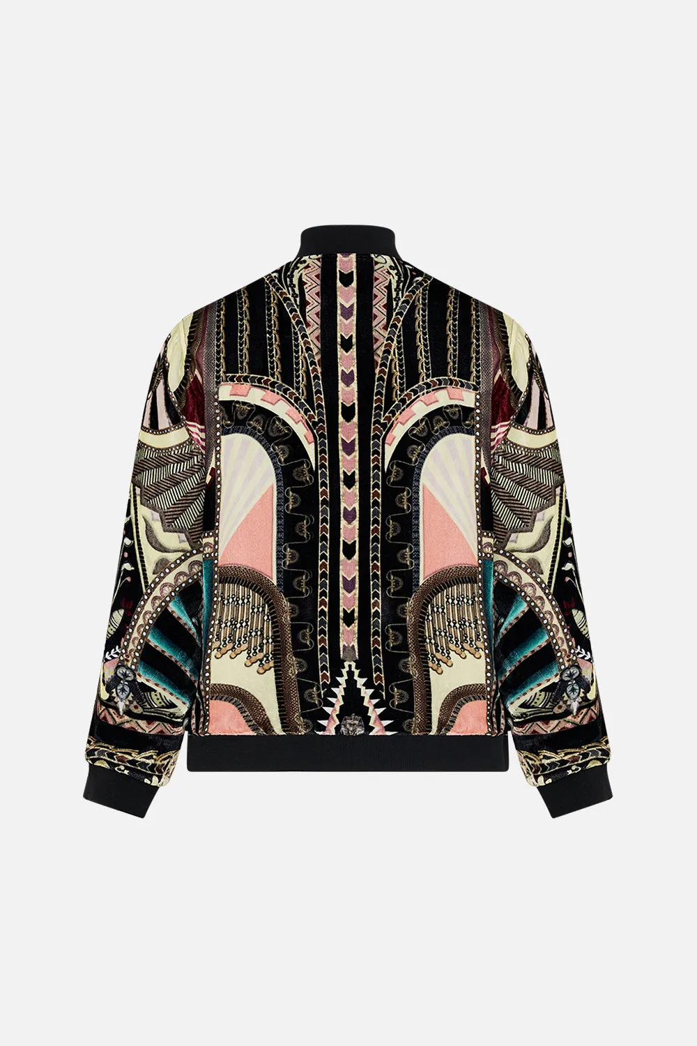 ZIP THROUGH REVERSIBLE BOMBER JACKET THEY CALLED HER NEFERTARI