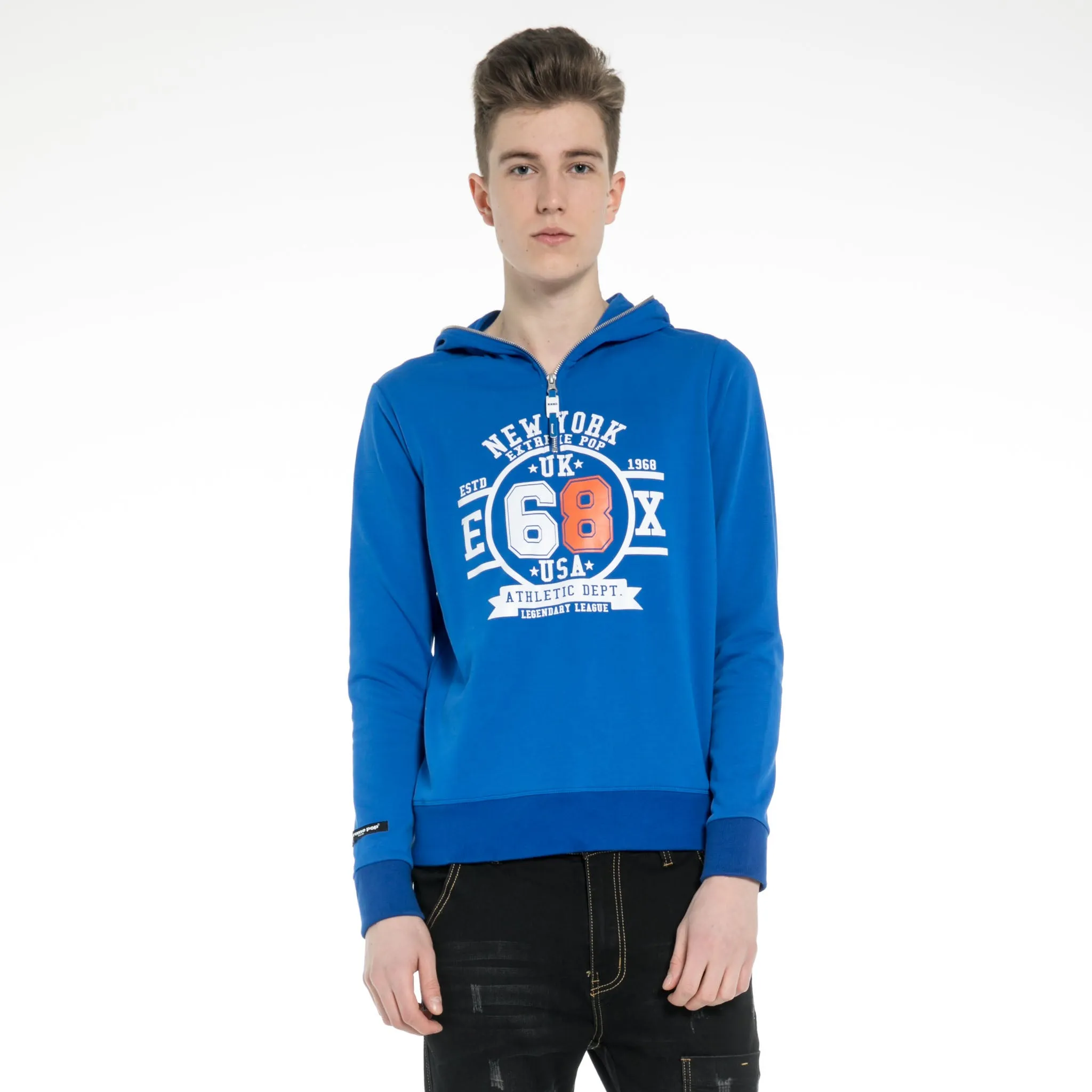 Zip-up Hooded Sweatshirt